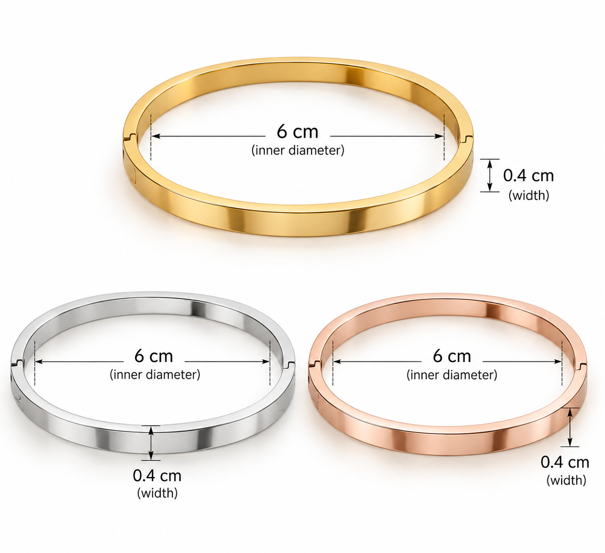 BAUL Trio Bangle Set