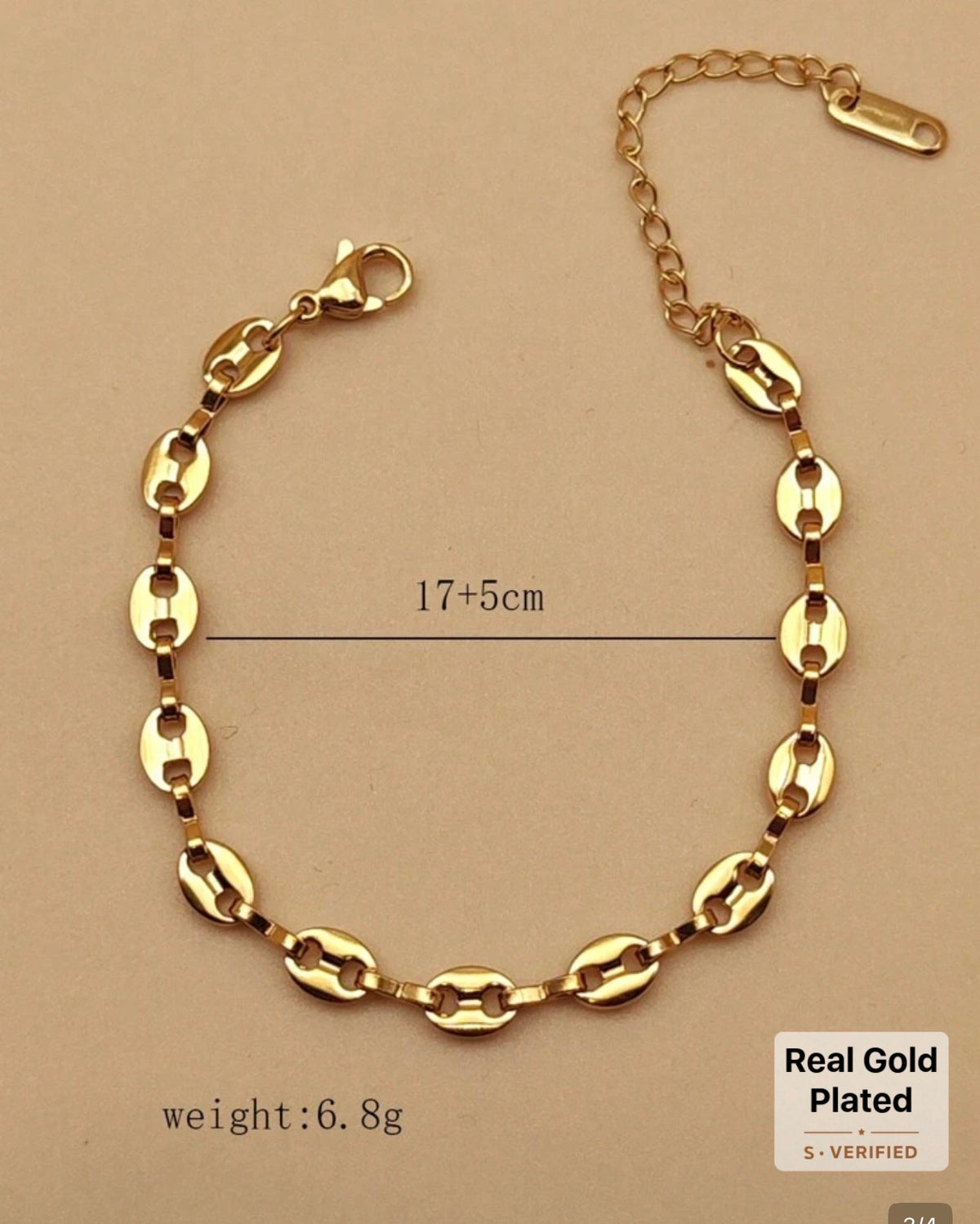 BAUL Siena Gold Bracelet