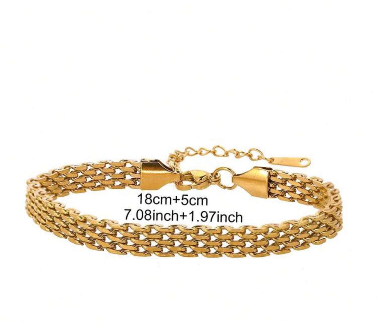 BAUL Golden Mesh Bracelet